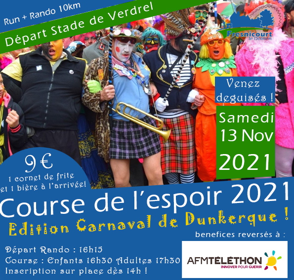 Course de l'espoir 2021