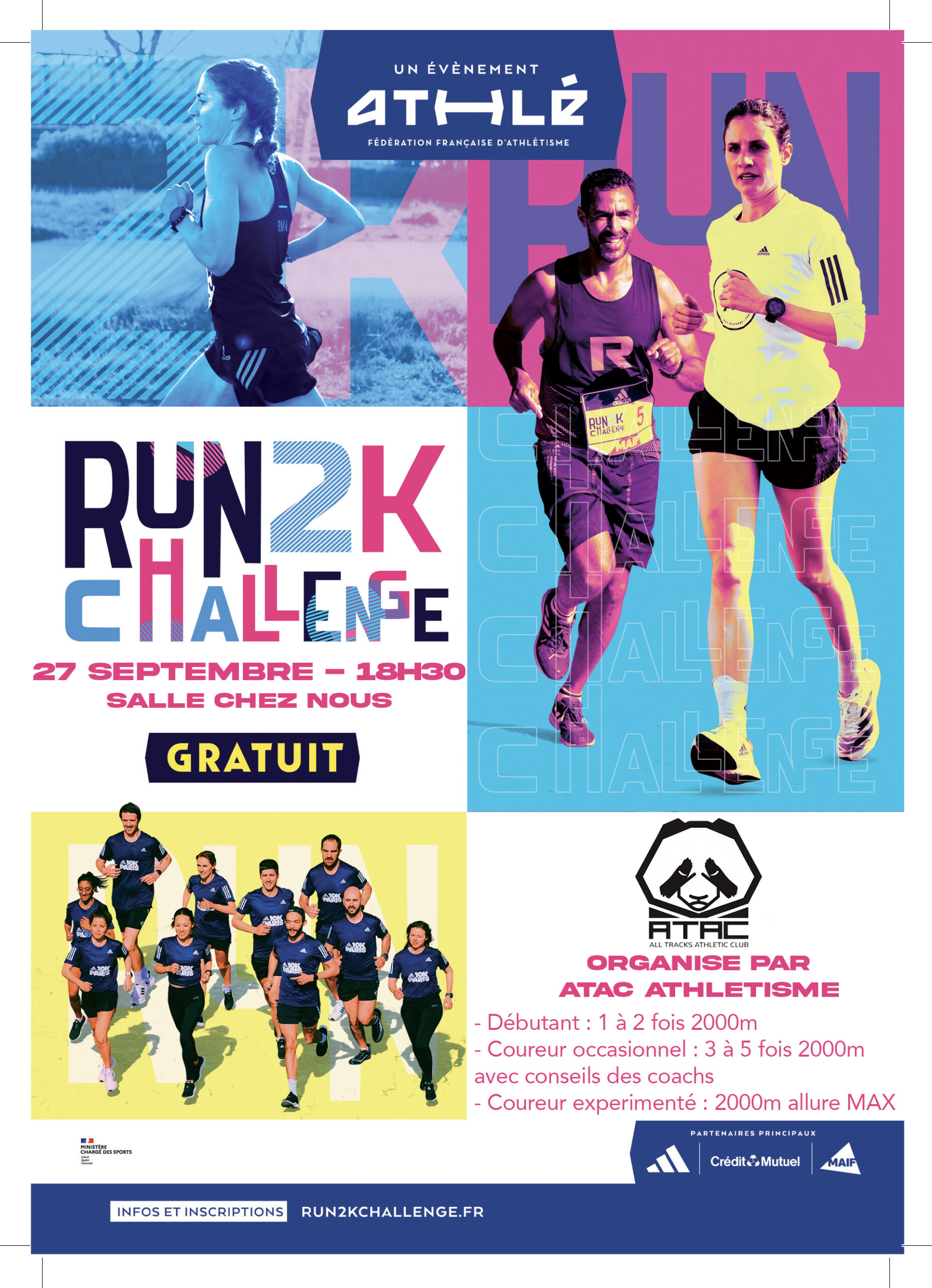 Challenge RUN 2K - ATAC AThlétisme