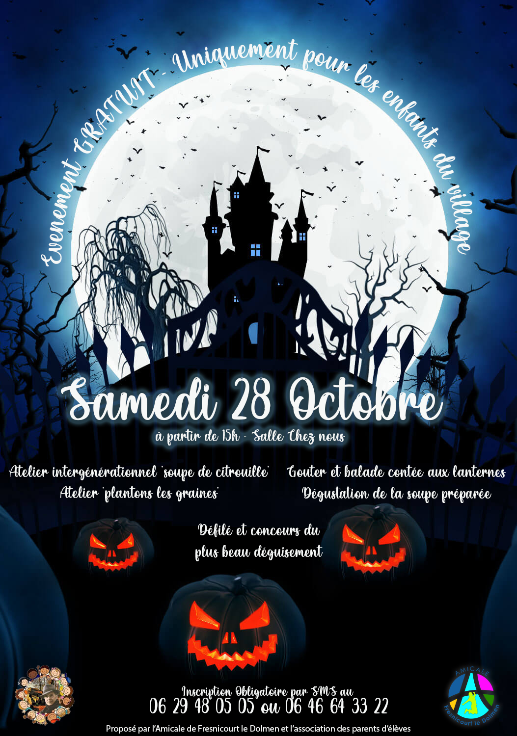 Halloween 2023 à Fresnicourt le Dolmen